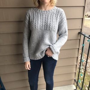 Aerie Open Back Sweater